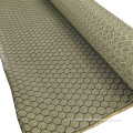 honeycomb texture carbon aramid mixed hexagon fabric